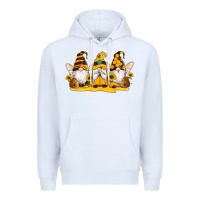 White western bee gnomes beehive honey sunflowers Premium Hoodie - Artiststas