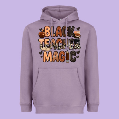 Heavyweight Hoodie black teacher magic
