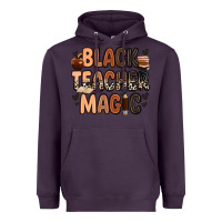 Plum black teacher magic Heavyweight Hoodie - Zillion Design Studio