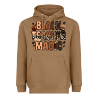 Toasted Coconut black teacher magic Heavyweight Hoodie - Zillion Design Studio