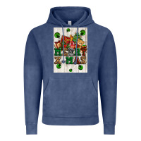 Vintage Denim merry xmas Vintage Hoodie - AdoDesignShop