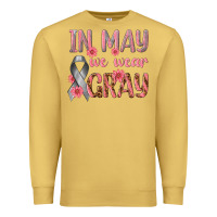 Antique Gold In May We Wear Gray Premium Sweatshirt - texasbilliewilder