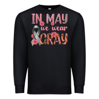 Black In May We Wear Gray Premium Sweatshirt - texasbilliewilder