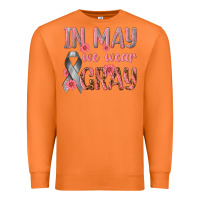 Carrot In May We Wear Gray Premium Sweatshirt - texasbilliewilder