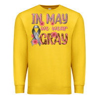 Lemon In May We Wear Gray Premium Sweatshirt - texasbilliewilder