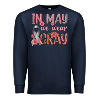 Navy In May We Wear Gray Premium Sweatshirt - texasbilliewilder