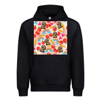 Black back to school seamless pattern 2 (3600x3600) Urban Hoodie - AdoDesignShop