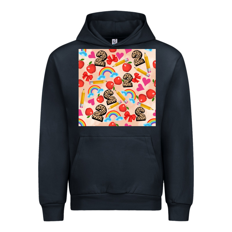 Back To School Seamless Pattern 2 (3600x3600) Urban Hoodie by AdoDesignShop | Teevron