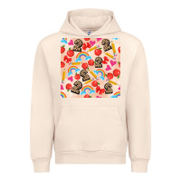 Sandshell back to school seamless pattern 2 (3600x3600) Urban Hoodie - AdoDesignShop