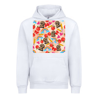 White back to school seamless pattern 2 (3600x3600) Urban Hoodie - AdoDesignShop