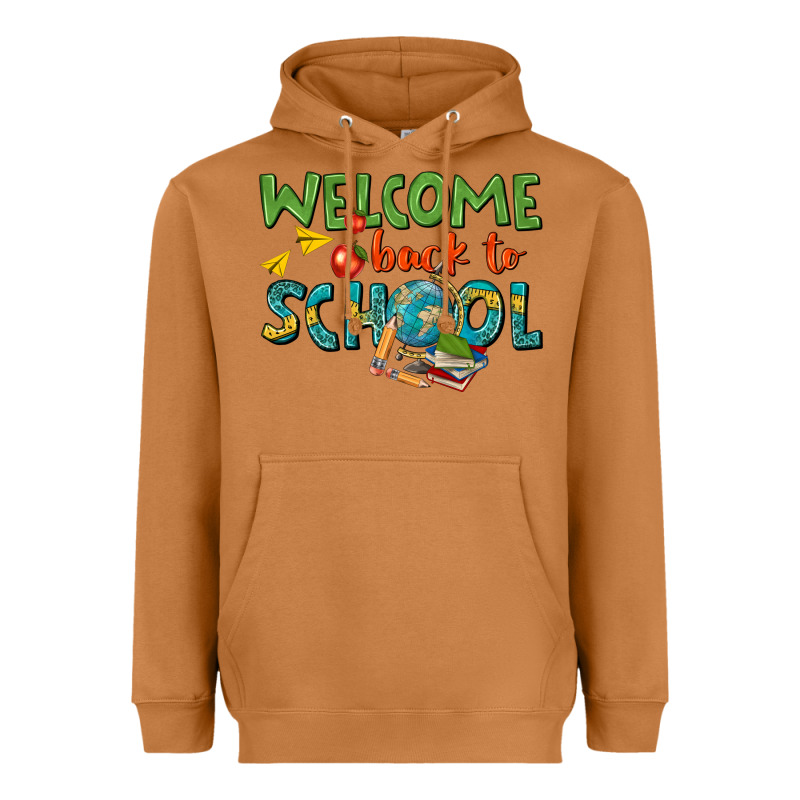 Welcome Back To School Heavyweight Hoodie by texasbilliewilder | Teevron