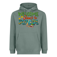 Sage welcome back to school Heavyweight Hoodie - texasbilliewilder
