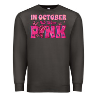 Smoke In October We Wear Pink Premium Sweatshirt - texasbilliewilder