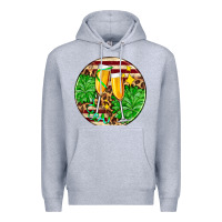 Heather Grey Christmas champagnes Premium Hoodie - AdoDesignShop