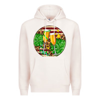 Pale Pink Christmas champagnes Premium Hoodie - AdoDesignShop