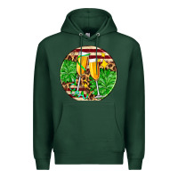 Sports Green Christmas champagnes Premium Hoodie - AdoDesignShop