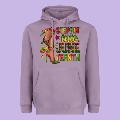 Heavyweight Hoodie steppin into juneteenth