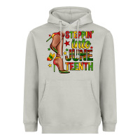 Moon Dust steppin into juneteenth Heavyweight Hoodie - Zillion Design Studio