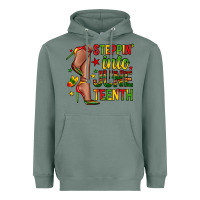 Sage steppin into juneteenth Heavyweight Hoodie - Zillion Design Studio