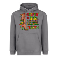 Storm steppin into juneteenth Heavyweight Hoodie - Zillion Design Studio