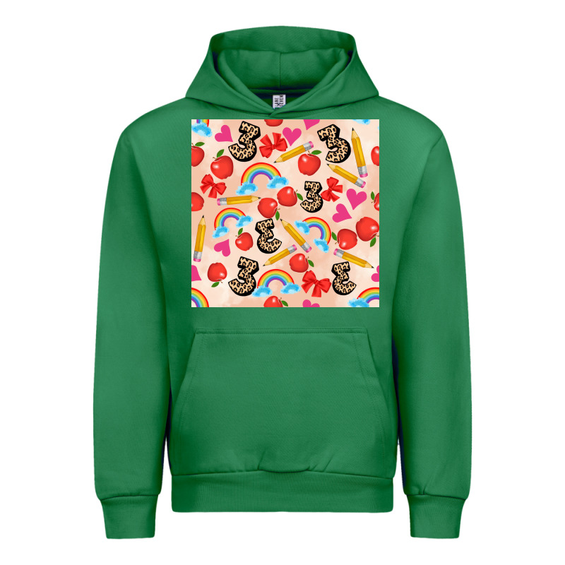 Back To School Seamless Pattern 3 (3600x3600) Urban Hoodie by AdoDesignShop | Teevron