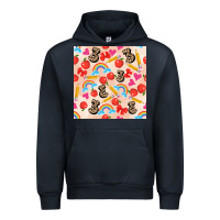 Navy back to school seamless pattern 3 (3600x3600) Urban Hoodie - AdoDesignShop
