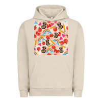 Pigment French Oak back to school seamless pattern 3 (3600x3600) Urban Hoodie - AdoDesignShop
