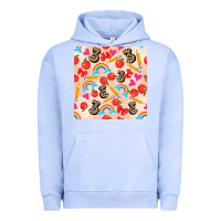 Pigment Grape Ice back to school seamless pattern 3 (3600x3600) Urban Hoodie - AdoDesignShop