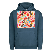 Pigment Midnight Navy back to school seamless pattern 3 (3600x3600) Urban Hoodie - AdoDesignShop