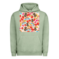 Pigment Oil Green back to school seamless pattern 3 (3600x3600) Urban Hoodie - AdoDesignShop