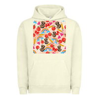 Pigment Pistachio back to school seamless pattern 3 (3600x3600) Urban Hoodie - AdoDesignShop