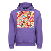 Tulip back to school seamless pattern 3 (3600x3600) Urban Hoodie - AdoDesignShop