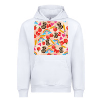 White back to school seamless pattern 3 (3600x3600) Urban Hoodie - AdoDesignShop