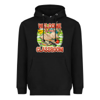 Black welcome to our classroom Heavyweight Hoodie - texasbilliewilder