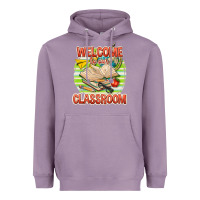 Lavender welcome to our classroom Heavyweight Hoodie - texasbilliewilder