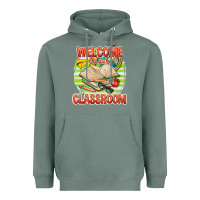 Sage welcome to our classroom Heavyweight Hoodie - texasbilliewilder