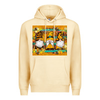 Pina Colada western bee gnomes  honeycomb  leopard turquoise wooden serape Premium Hoodie - Artiststas