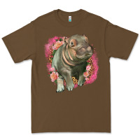 Cacao leopard baby hippo Premium Tee - LillyAllenDesigns