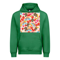 Emerald back to school seamless pattern 4 (3600x3600) Urban Hoodie - AdoDesignShop