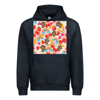Navy back to school seamless pattern 4 (3600x3600) Urban Hoodie - AdoDesignShop
