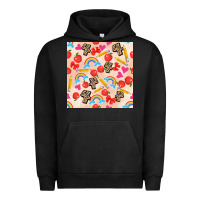 Pigment Black back to school seamless pattern 4 (3600x3600) Urban Hoodie - AdoDesignShop
