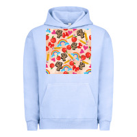 Pigment Grape Ice back to school seamless pattern 4 (3600x3600) Urban Hoodie - AdoDesignShop