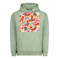 Pigment Oil Green back to school seamless pattern 4 (3600x3600) Urban Hoodie - AdoDesignShop