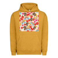 Pigment Peanut Butter back to school seamless pattern 4 (3600x3600) Urban Hoodie - AdoDesignShop