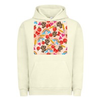 Pigment Pistachio back to school seamless pattern 4 (3600x3600) Urban Hoodie - AdoDesignShop