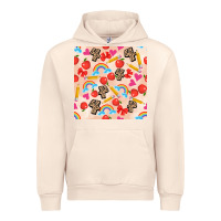 Sandshell back to school seamless pattern 4 (3600x3600) Urban Hoodie - AdoDesignShop