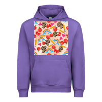 Tulip back to school seamless pattern 4 (3600x3600) Urban Hoodie - AdoDesignShop