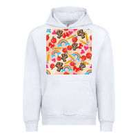 White back to school seamless pattern 4 (3600x3600) Urban Hoodie - AdoDesignShop