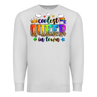 Dove Grey coolest queer in town Premium Sweatshirt - Zillion Design Studio