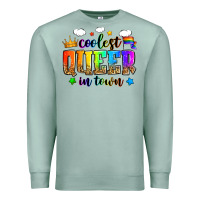 Seafoam coolest queer in town Premium Sweatshirt - Zillion Design Studio